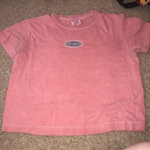 Life is good crop top